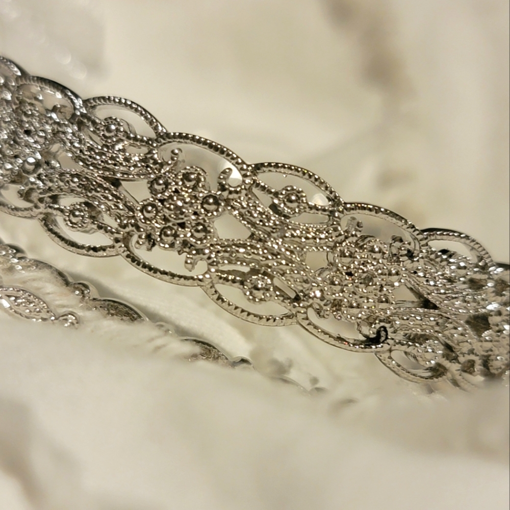 Diamond Bangle Bracelet Set